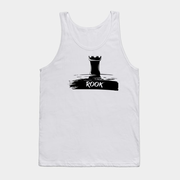 Chess rook Tank Top by HB Shirts